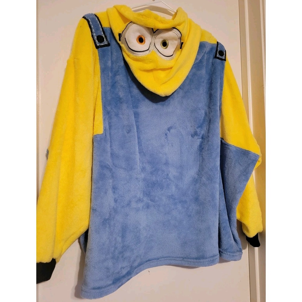 Despicable Me Minions Fleece Hoodie Wearable Blanket Youth Size OSFM - Picture 4 of 6